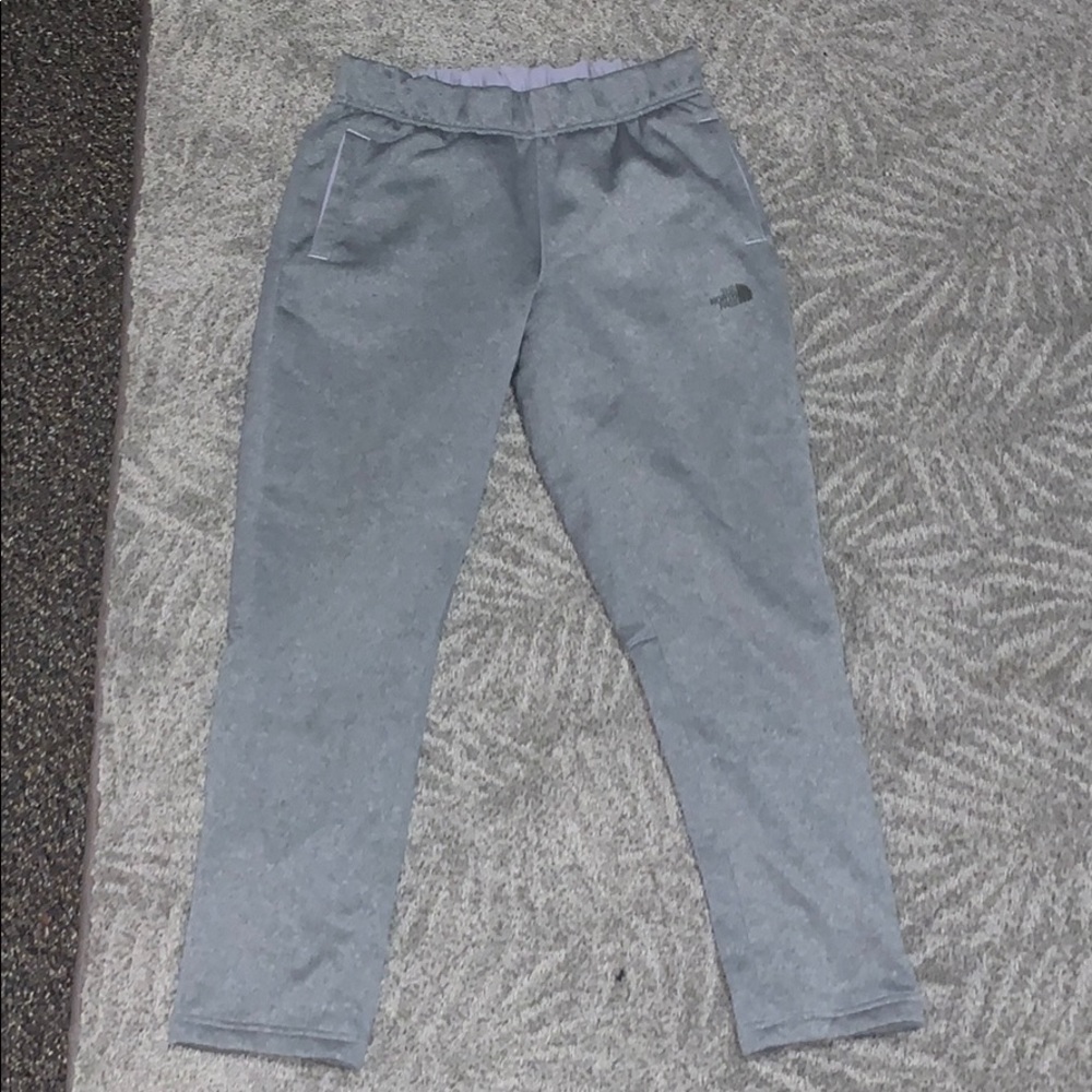 Dark Grey North-face sweat pants